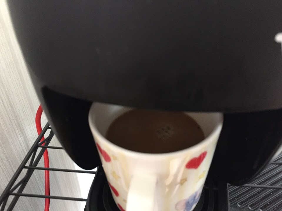 マグカップサイズでコーヒーを淹れる